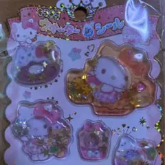 キラキラウォーターinシール　ハローキティー