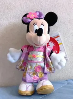 新品 ミニー ぬいぐるみバッジ 2026年 お正月