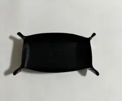 レザー風インテリアトレイ (ブラック)