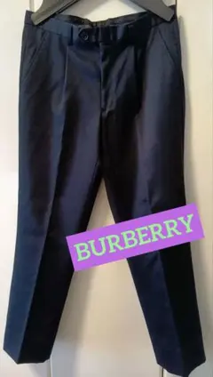 BURBERRY ブラック スラックス★日本製のサムネイル