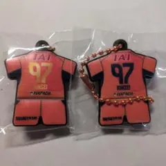 清水エスパルス　大畑凜生　26/27 ユニフォームラバーキーホルダー
