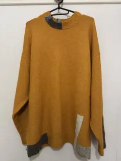 NIKO AND... マスタード オーバーサイズニット L