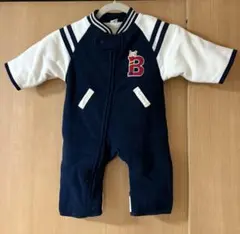 ベビー ジャンプスーツ スタジャン風 50-70