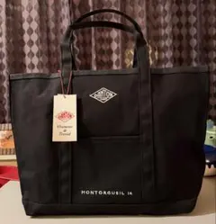 新品！ダントンDANTON MONTORGUEIL 16 ブラックトートバッグ黒