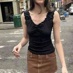 Brandy Melville MALENA TOP (Black)