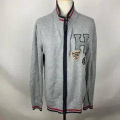 TOMMY HILFIGER ワッペンデザイン ジップアップニットカーディガンのサムネイル