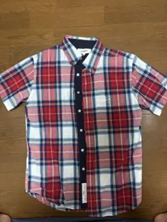 TOMMY チェック柄 半袖シャツ Mサイズのサムネイル