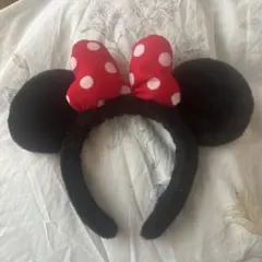 ディズニー ミニー カチューシャ ドット　美品