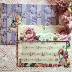 ハンドメイド ポーチ スリーブケース 2点セット【B】おすそ分け