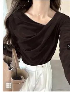 3way ドレープカシュクールトップス〔dk1261〕