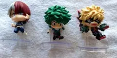 僕のヒーローアカデミア　カプセルフィギュアコレクション　デク　爆豪　轟焦凍