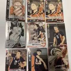 ハイキュー バボカ 烏野高校 9枚セット
