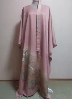 【値下げ中】正絹 色留袖 着物リメイク ロングドレス