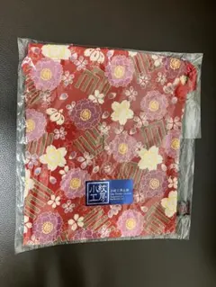 小紋工房　ちりめん素材 巾着袋 桜