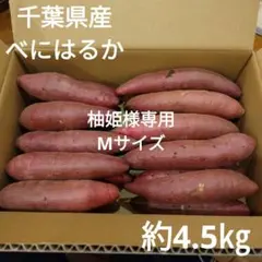 柚姫様専用　千葉県産　べにはるか　さつまいも サツマイモ　Mサイズ　約4.5㎏