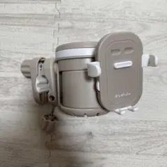 コルル ドリンクホルダー ボトルホルダー スマホ ブラック ベージュ　ベビーカー