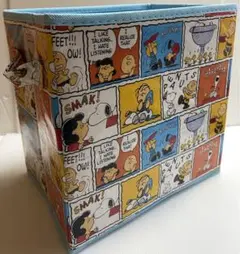 未使用　2017年製　SNOOPY 　スヌーピー コミック柄　収納ボックスのサムネイル