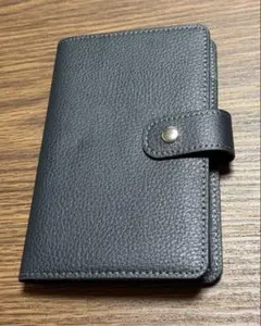 黒 手帳 カードポケット付き