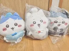 ちいかわハチワレBIGぬいぐるみ　妖精、誕生日、悪いバージョンだ 3体セット