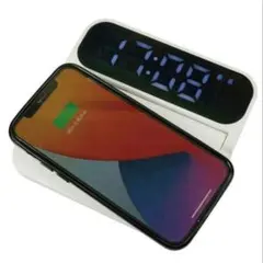 【新品未使用】アラーム置時計　ワイヤレス充電付 GM902