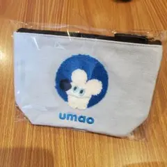 umao 刺繍ポーチ もこもこねずみ