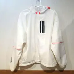 adidas PRIMEGREEN ホワイトジャケット