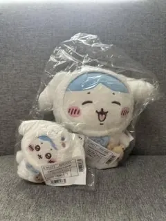 ちいかわ サンリオ コラボ　ハチワレ シナモロール ぬいぐるみ マスコット