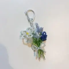 ビーズ花束型チャーム