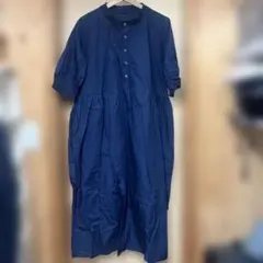 NARU FACTORY ワンピース　ネイビー　サイズ1のサムネイル