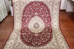 ペルシャ柄絨毯 160×230 新品未使用 ラグ カーペット レッド 訳あり ペルシャ柄絨毯 160×230 新品未使用 ラグ カーペット レッド 訳あり