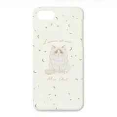 iPhoneケース Monchatra 猫 かわいい シンプル スマホケース