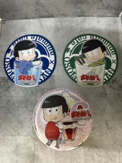 おそ松さん animatecafe コースター カラ チョロ トド 3枚セット