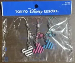 ディズニーランド ディズニーシー キーホルダー ストラップ 3個セット セット