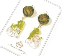 猫★ネコ★レジン　ピアス　イヤリング　チャーム