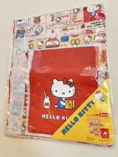 新品未使用 ハローキティ 3点セット 巾着 サンリオ レトロ