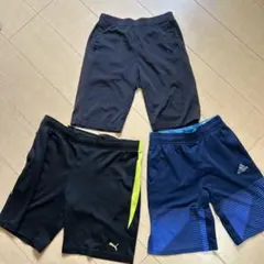 Puma・Adidas ・ユニクロ ハーフパンツ 3点セット