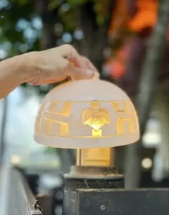 大正•昭和レトロ電傘 電笠 竹編￼17〜41 幅13cm 約100年前 茶室使用