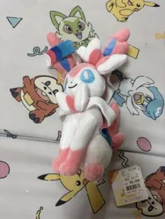新品未使用　ぬいぐるみ 三英貿易　ポケットモンスター ニンフィア (S)のサムネイル