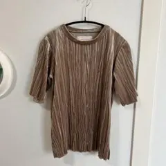 MAISON SPECIAL ベロアプリーツ 半袖Tシャツのサムネイル