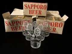☆非売品☆新品未使用 ペアグラス サッポロ 赤星 ビール 縁日 グラス 