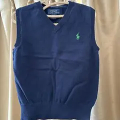 POLO RALPH LAUREN ネイビー ベスト 4/4T