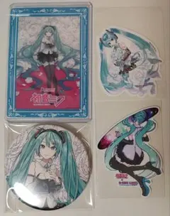 VOCALOID　初音ミク　TABLOID　缶バッジ　ステッカー　まとめ売り