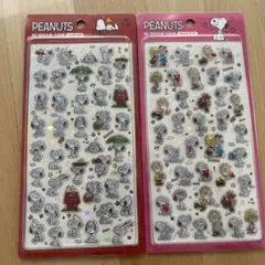 【韓国限定】スヌーピー　ボンボンドロップシール　3Dステッカー　日本未発売