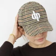 新品❗️DARKPARK/ダークパークBASEBALL CAP ベージュ DARKPARK/ダークパーク】CHECK BASEBALL CAP（キャップ