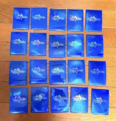 デュエルマスターズ 旧公式スリーブ　青　新品未開封 デュエマ 公式スリーブ 青ロゴ 未開封 カードプロテクト50