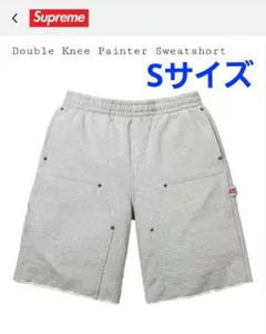 Supreme ダブルニーショートパンツ S supreme ダブルニー スウェット パンツ グレー ペインター ショーツ