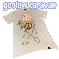 go slow caravan オーロラプリント マスくまン　Tシャツ　メキシコのサムネイル