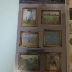 絵画　モネマスキング素材シール