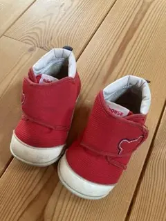 ミキハウス ファーストベビーシューズ レッド 12.5cm