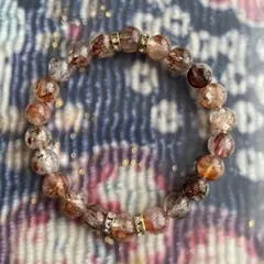 スーパーセブンルチルクォーツ　ブレスレット　内径15ｃｍ